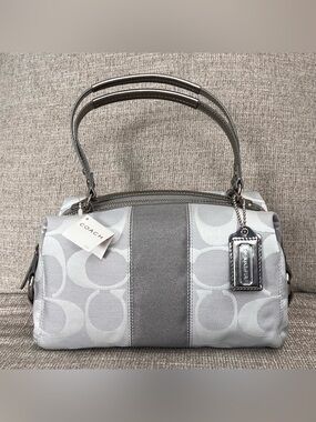 Coach Signature C Monogram Satchel Bag